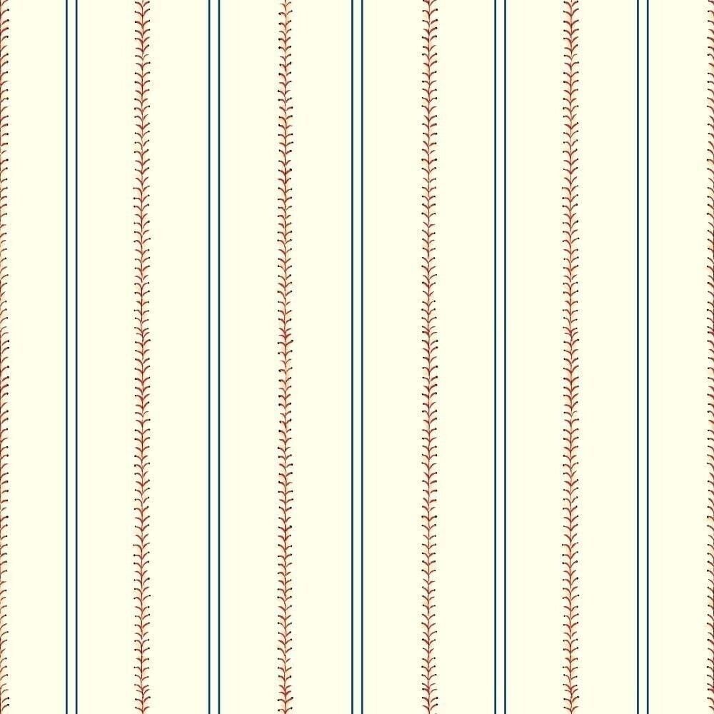 YORK WALLCOVERINGS Wallpaper Baseball Stitch Stripe Double Roll Prepasted 56 Sq